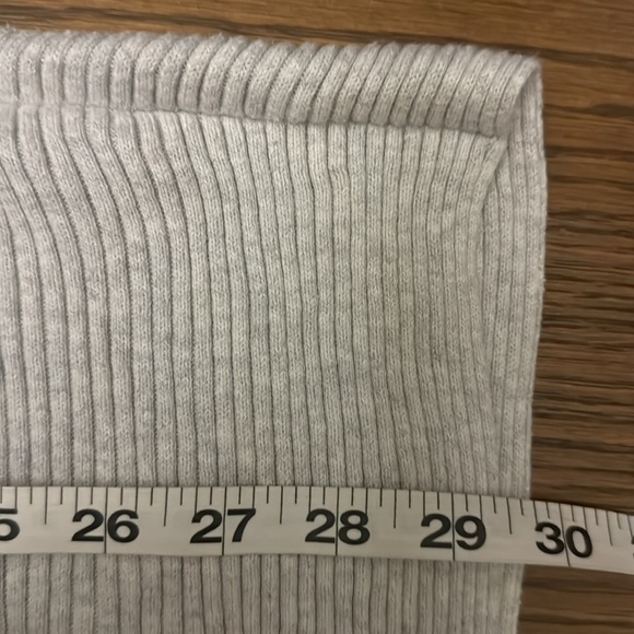 🌈 6/$60, JJill Ribbed, Dolman Sleeves, Tunic, Grey, Small - Picture 8 of 8